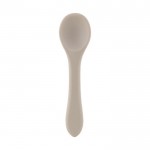 Cuchara para bebes hecha de silicona para mayor comodidad color beige segunda vista