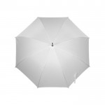 Paraguas grande de pongee 190T de apertura automática Ø132 color blanco primera vista