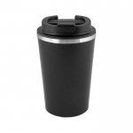 Vaso take away negro de acero inoxidable de doble pared 480ml color negro segunda vista