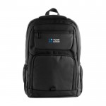 Mochila para portátil de varios compartimientos resistente al agua 15'' color negro vista principal