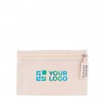 Neceser de publicidad de algodón reciclado 220 g/m2 Cotton Recycled color natural vista principal