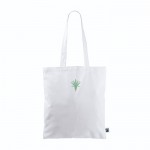 Bolsa de algodón Fairtrade de asas largas y capacidad de 6kg 140 g/m2 color blanco vista detalle 3