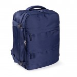 Mochila para portátil de poliéster ideal para viajes 15'' color azul marino segunda vista