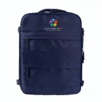 Mochila para portátil de poliéster ideal para viajes 15'' color azul marino quinta vista