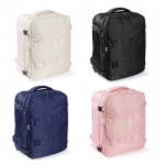 Mochila para portátil de poliéster ideal para viajes 15'' color azul marino sexta vista