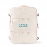 Mochila para portátil de poliéster ideal para viajes 15'' color blanco vista principal