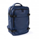 Mochila para portátil de poliéster ideal para viajes 16'' color azul segunda vista