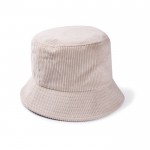 Gorro unisex estilo bob de pana suave para personalizar color natural segunda vista