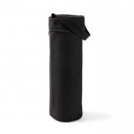 Funda térmica negra para botella con asa de transporte color negro tercera vista