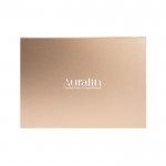 Caja de cartón de autoensable para regalos con cierre magnético color dorado tercera vista