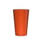 Vasos reutilizables promocionales de color naranja