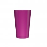 Vasos reutilizables promocionales de color rosa