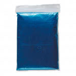 Impermeable plegable personalizado color Azul