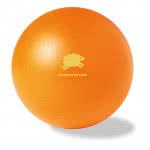Pelota antiestrés personalizada color Naranja impreso
