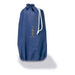 Impermeable publicitario para regalar color Azul cuarta vista con logo