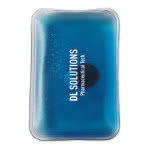 Bolsa caliente de masaje color Azul cuarta vista con logo