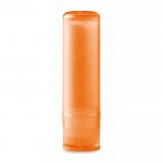 Cacao para labios personalizado barato color naranja transparente