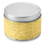 Velas aromáticas en caja de latón color Amarillo segunda vista