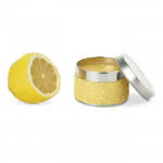 Velas aromáticas en caja de latón color Amarillo tercera vista