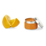 Velas aromáticas en caja de latón color Naranja tercera vista