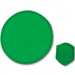 Frisbee promocional para empresas color Verde segunda vista