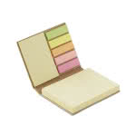 Set de notas adhesivas personalizado color Beige