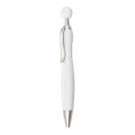 Bolígrafo ideal para merchandising deportivo color Blanco