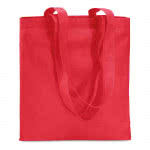 Bolsas personalizadas baratas para publicidad color Rojo