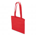 Bolsas personalizadas baratas para publicidad color Rojo segunda vista