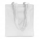 Bolsas personalizadas baratas para publicidad color Blanco