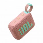 Altavoz Bluetooth ultraportátil con sonido claro y fuerte JBL GO4 color rosa vista principal