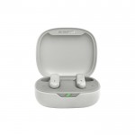 Auriculares con bluetooth y caja personalizada color blanco