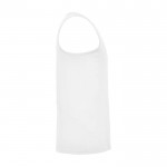 Camiseta deportivo infantil con etiqueta removible 140 g/m2 Roly color blanco segunda vista lateral