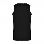 Camiseta deportivo infantil con etiqueta removible 140 g/m2 Roly color negro segunda vista trasera