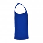 Camiseta deportivo infantil con etiqueta removible 140 g/m2 Roly color azul real segunda vista lateral