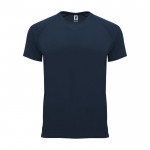 Camiseta técnica de poliéster 100% para niños 135 g/m2 Roly color azul marino