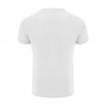 Camiseta técnica de poliéster 100% para niños 135 g/m2 Roly color blanco segunda vista trasera