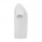 Camiseta técnica de poliéster 100% para niños 135 g/m2 Roly color blanco segunda vista lateral
