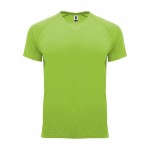 Camiseta técnica de poliéster 100% para niños 135 g/m2 Roly color verde lima