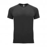 Camiseta técnica de poliéster 100% para niños 135 g/m2 Roly color negro