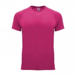 Camiseta técnica de poliéster 100% para niños 135 g/m2 Roly color fucsia