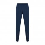 Pantalón infantil con cintura elástica de poliéster 220 g/m2 Roly color azul marino segunda vista trasera