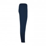 Pantalón infantil con cintura elástica de poliéster 220 g/m2 Roly color azul marino segunda vista lateral