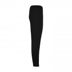 Pantalón infantil con cintura elástica de poliéster 220 g/m2 Roly color negro segunda vista lateral