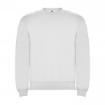 Jersey para niños de algodón y poliéster en punto 280 g/m2 Roly color blanco