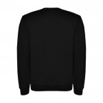 Jersey para niños de algodón y poliéster en punto 280 g/m2 Roly color negro segunda vista trasera