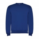 Jersey para niños de algodón y poliéster en punto 280 g/m2 Roly color azul real