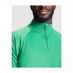Sudadera infantil de manga larga con cremallera corta 200 g/m2 Roly color verde fluorescente imagen de estilo de vida 2