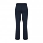 Pantalón deportivo para niños de algodón y poliéster 280 g/m2 Roly color azul marino segunda vista trasera