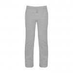 Pantalón deportivo para niños de algodón y poliéster 280 g/m2 Roly color gris claro jaspeado